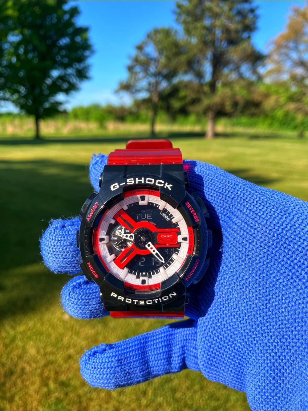 Casio G Shock Red and Black Style Color-way